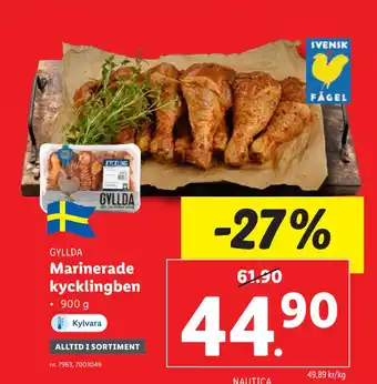 Lidl Marinerade kycklingben erbjuda