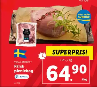 Lidl Färsk picnicbog erbjuda