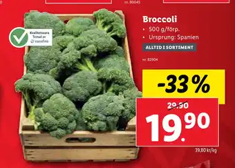 Lidl Broccoli erbjuda