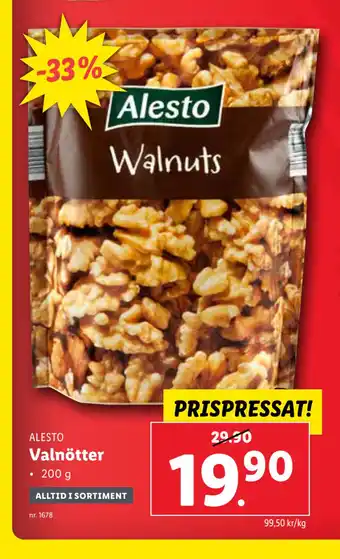 Lidl Valnötter erbjuda