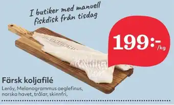 Hemköp Färsk koljafilé erbjuda