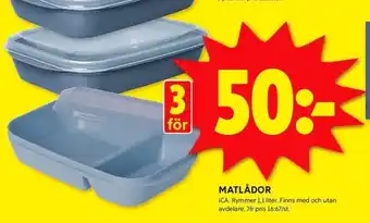 ICA Kvantum MATLÅDOR erbjuda