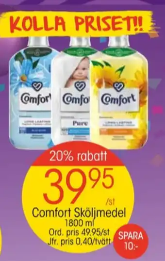 EKO Comfort sköljmedel erbjuda