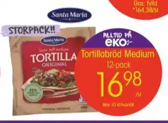 EKO Santa maria tortillas erbjuda