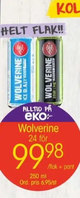 EKO Wolverine energidryck erbjuda