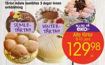 EKO Eko butiksbakat kaffebröd erbjuda