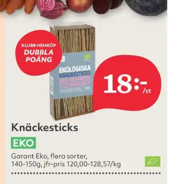 Hemköp Garant knäckebröd erbjuda