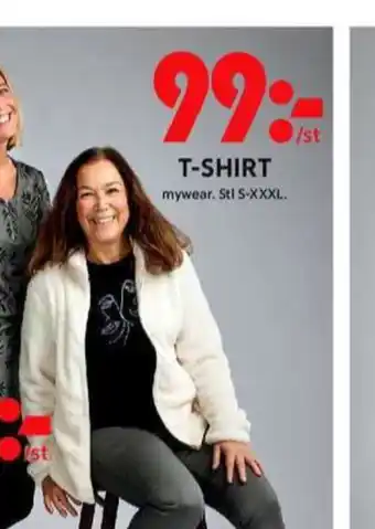 ICA Maxi Mywear t-shirts erbjuda