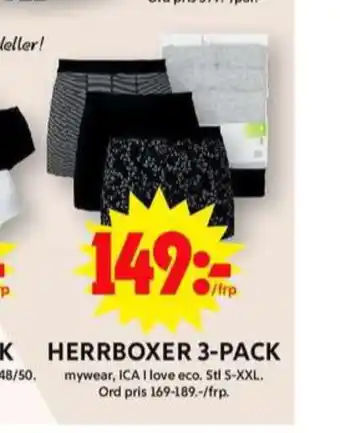 ICA Maxi Mywear boxer erbjuda