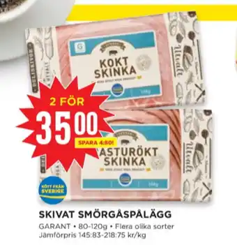 Willys Garant skinka erbjuda