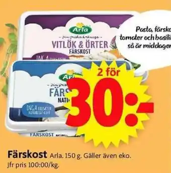 ICA Supermarket Färskost erbjuda