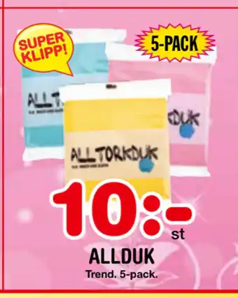 Nya Pulsen Allduk erbjuda