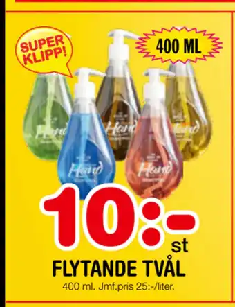 Nya Pulsen Flytande tvål erbjuda