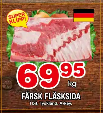 Nya Pulsen Färsk fläsksida erbjuda