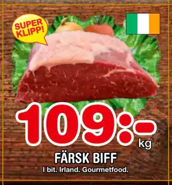 Nya Pulsen Färsk biff erbjuda