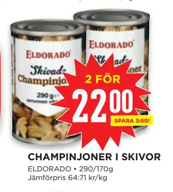 Willys Champinjoner i skivor erbjuda