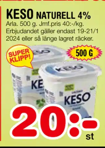 Nya Pulsen Keso erbjuda