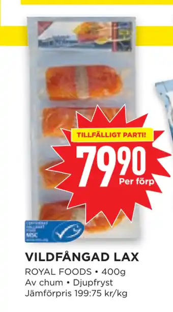 Willys Vildfångad lax erbjuda
