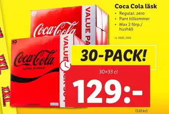Lidl Coca Cola läsk erbjuda
