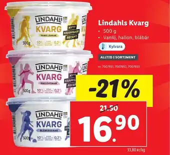 Lidl Lindahls Kvarg erbjuda