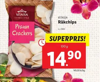 Lidl VITASIA Räkchips erbjuda