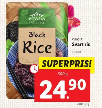 Lidl VITASIA Svart ris erbjuda