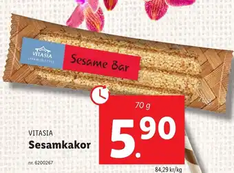 Lidl VITASIA Sesamkakor erbjuda