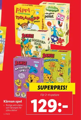 Lidl Kärnan spel erbjuda