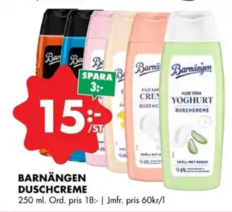 ÖoB BARNÄNGEN DUSCHCREME erbjuda