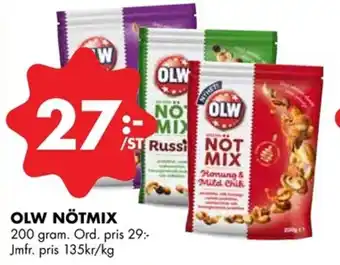 ÖoB OLW NÖTMIX erbjuda