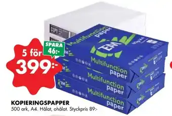 ÖoB KOPIERINGSPAPPER erbjuda