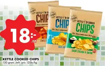 ÖoB KETTLE COOKED CHIPS erbjuda