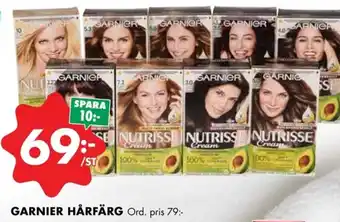 ÖoB GARNIER HÅRFÄRG erbjuda