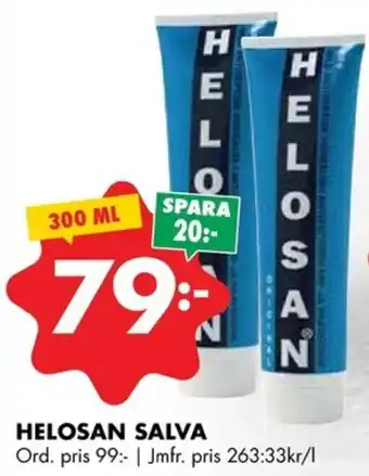 ÖoB HELOSAN SALVA erbjuda