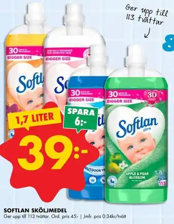 ÖoB SOFTLAN SKÖLJMEDEL erbjuda