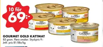 ÖoB GOURMET GOLD KATTMAT erbjuda