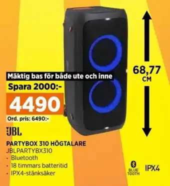Power PARTYBOX 310 HÖGTALARE erbjuda