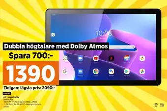 Power Lenovo 10,1" SURFPLATTA erbjuda