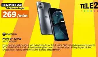 Power MOTO G14 128 GB erbjuda