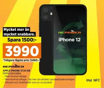 Power REPOWER APPLE IPHONE 12 64 GB erbjuda