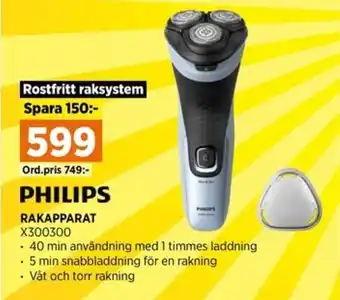 Power PHILIPS RAKAPPARAT erbjuda