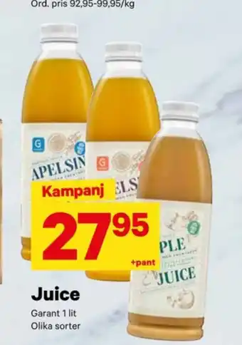 City Gross Garant juice erbjuda