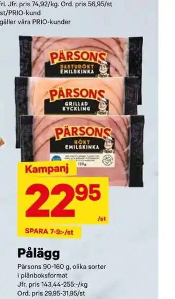 City Gross Pärsons skinka erbjuda