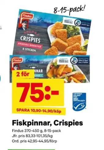 City Gross Findus fisknuggets erbjuda