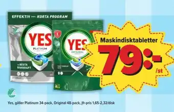 Östenssons Yes diskmaskintabs erbjuda