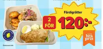 Östenssons Östenssons färdigrätter erbjuda