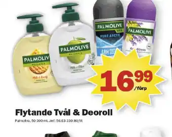 Pekås Palmolive deodorant roll-on erbjuda