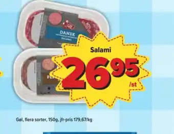 Östenssons Gøl salami erbjuda