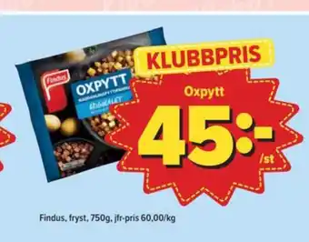 Östenssons Findus färdigrätter erbjuda