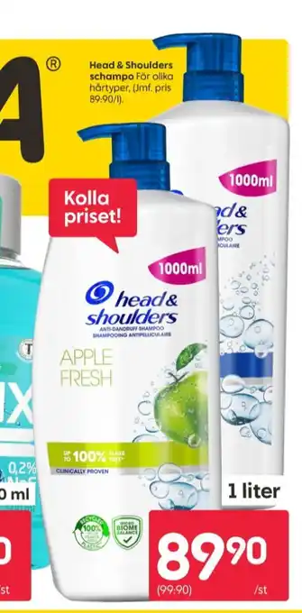 Rusta Head&shoulders shampoo erbjuda